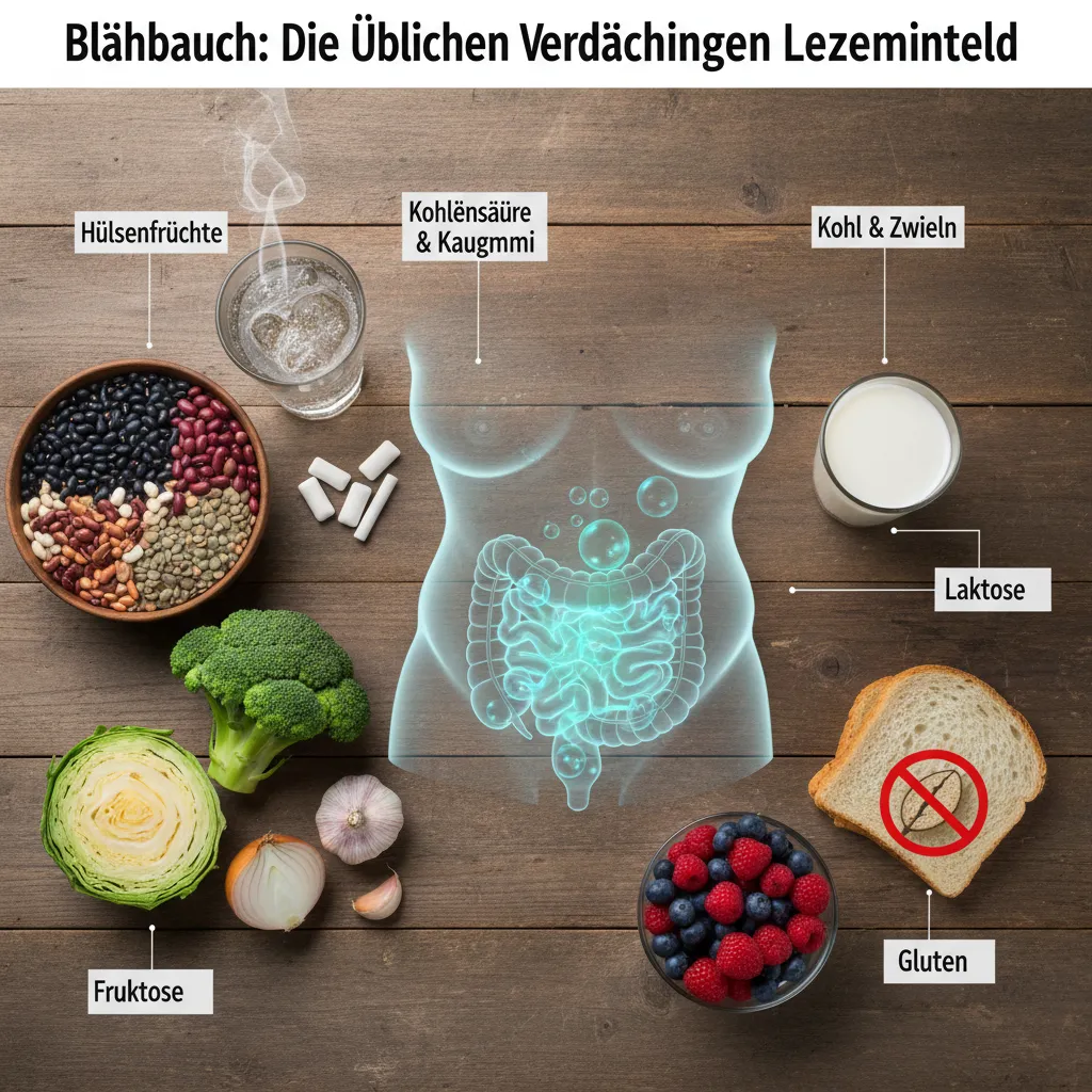 Ernährungsbedingte Ursachen: Was der Bauch nicht mag
