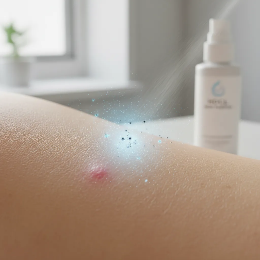 Hypochlorige Säure bei Akne und zur Reinigung der Haut